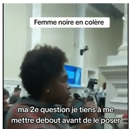 Racisme : Femme en colère