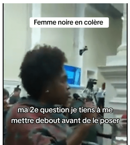 Racisme : Femme en colère